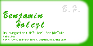 benjamin holczl business card